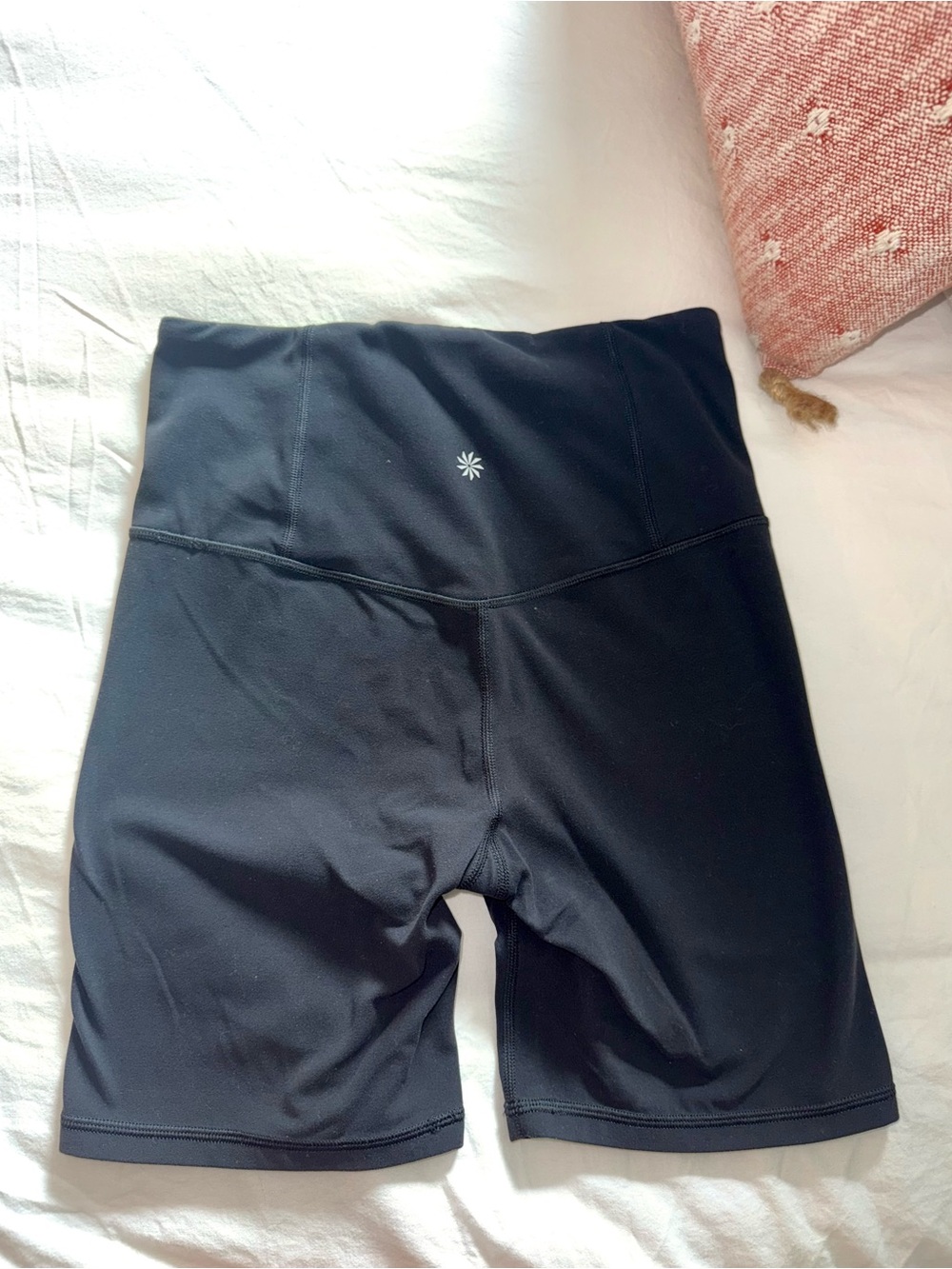 Athleta Black High-Waist Bike Shorts